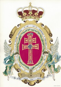 escudo real e ilustre cofradía de la santísima y vera cruz de caravaca