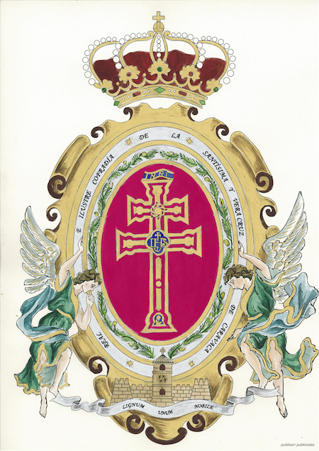 escudo real e ilustre cofradía de la santísima y vera cruz de caravaca